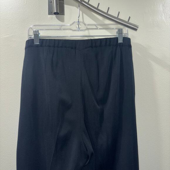 Ming Wang Black Knit Pull-On Tapered Pants - Size Small - Picture 6 of 12